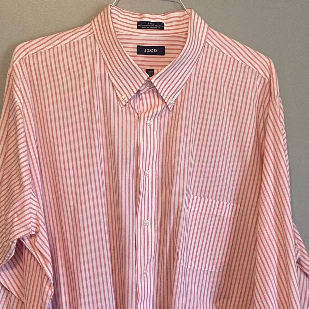 Tall Izod Stripe Button Down